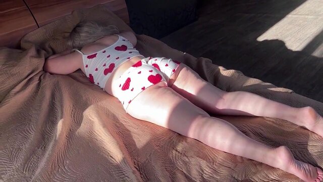 Step mom sucks and rims her stepson's dick