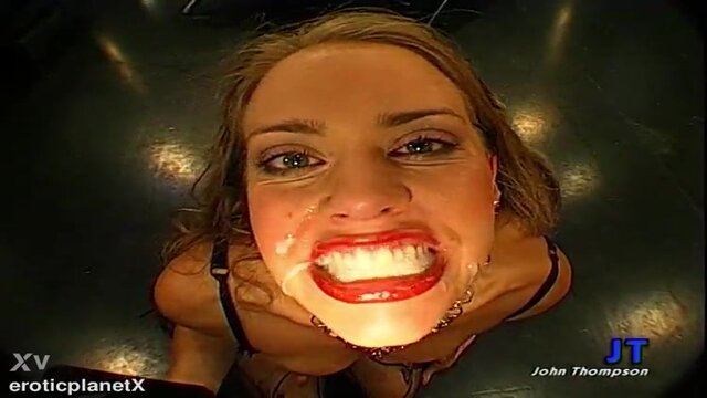 German OLDER WOMAN swallowed in massive shaft gangbang