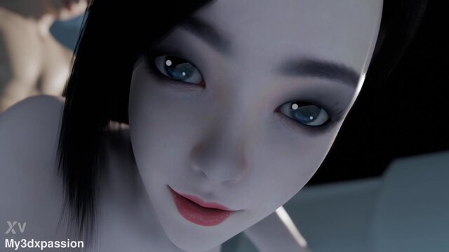 Strapping astronaut gets double penetration in zero G