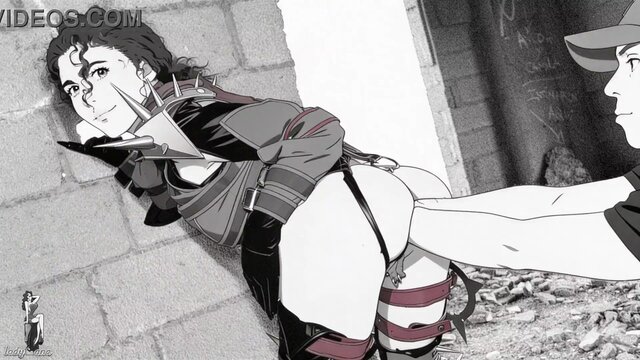 Nerd gets his alien GF's thick backside gaping in cosplay