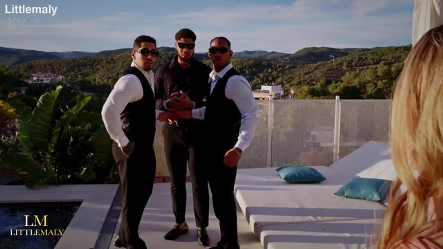 Irish Snowbunny Tina Snow gets gangboned by BBC during photoshoot