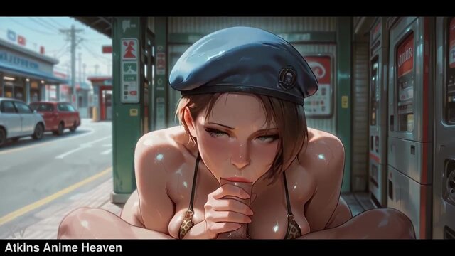 Busty 3D anime gets an anal pounding