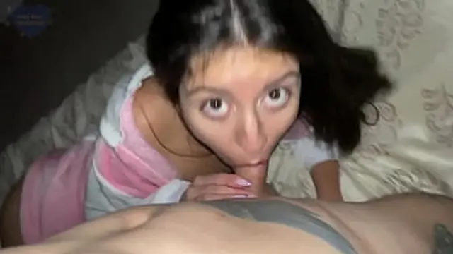 girlfriend experiences first anal👌 sex and creampie